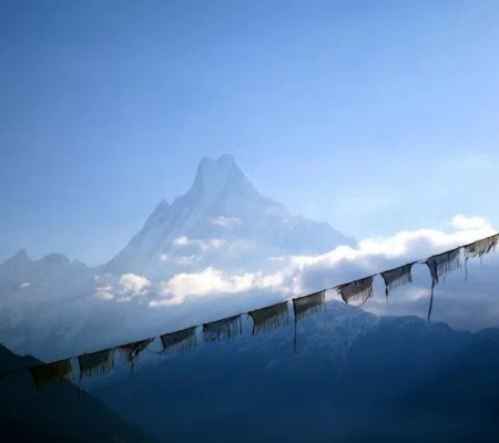 View of Mt. Fish Tale (Machapuchare) from Tadapani
