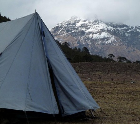 View from the Tent in Jangchulakha