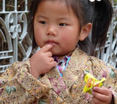 Cute little Bhutanese Girl